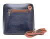 WOMAN LEATHER PURSE CODE: BAG-05 (BLUE-BROWN)